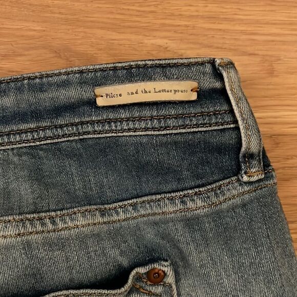 Anthropologie Pilcro and the Letterpress plus size crop jeans size 26W - Picture 11 of 12